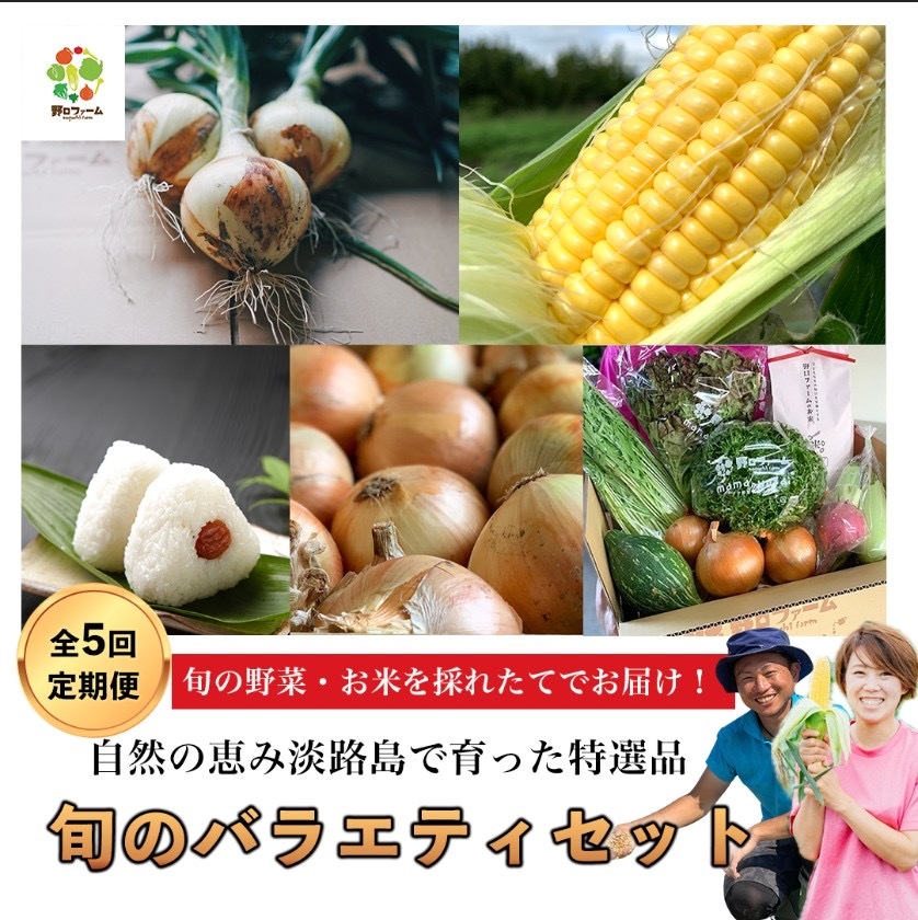【ふるさと納税】 【野口ファーム】【全５回定期便】 贅沢！旬のバラエティセット 37,050円