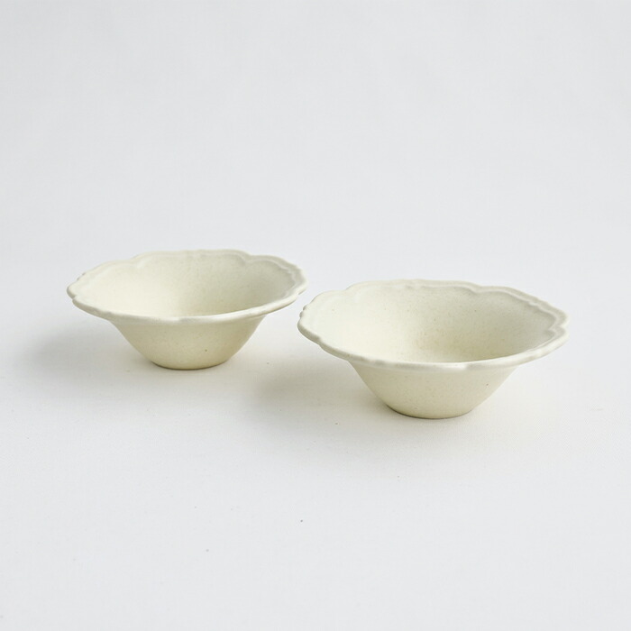 楽天市場】【ふるさと納税】【Awabi ware】輪花皿M ペアセット（白磁