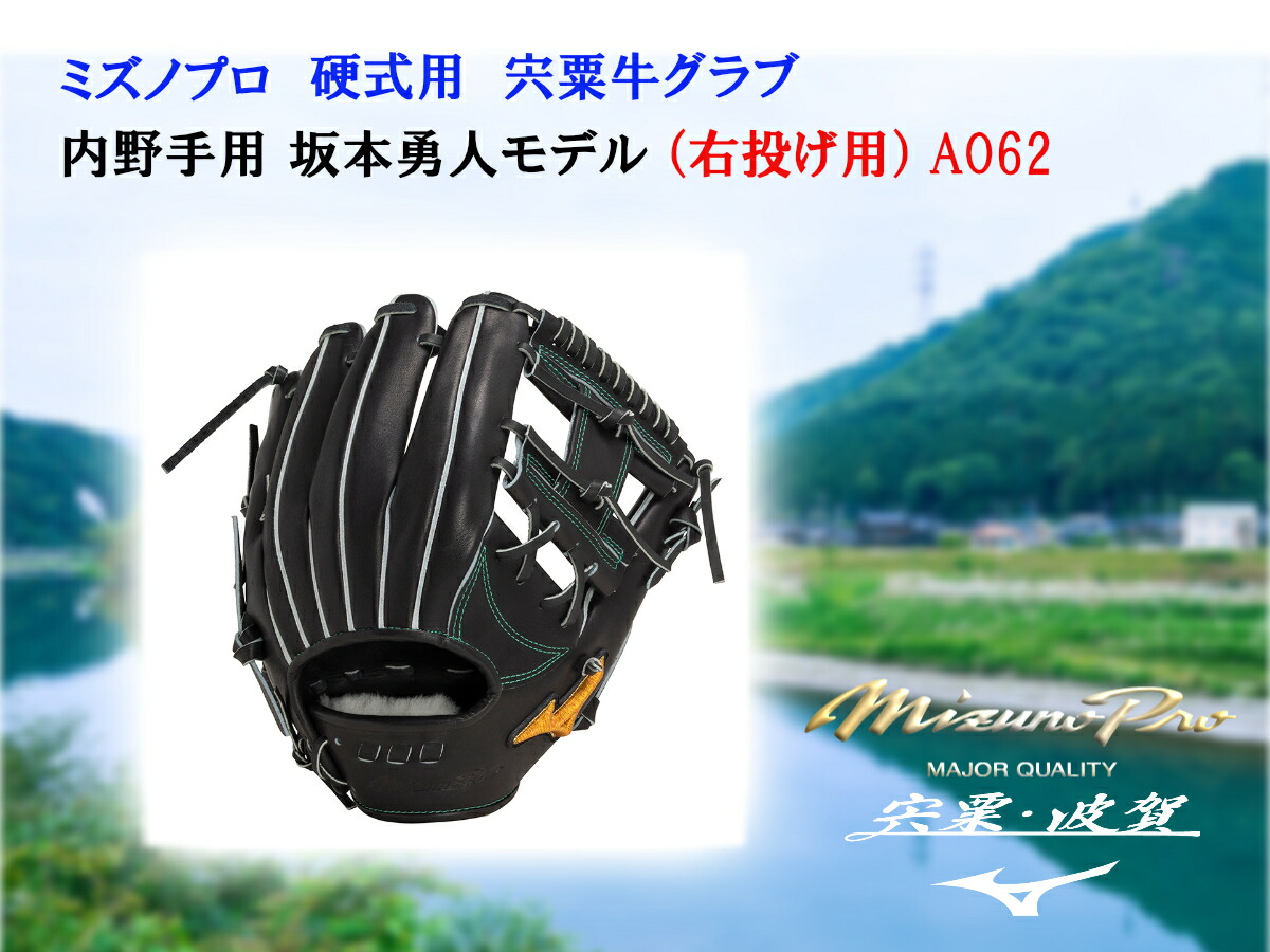 【ふるさと納税】AO62 ミズノ労働者階級 硬式用 宍粟牛グローヴ 内野手手用 坂本勇人 ひな形（右投げ）【 ミズノ労働者階級 硬式 ベイスボール 地球儀 宍粟牛 グローヴ 受注生み出すこと MIZUNO PRO 地産地消 】