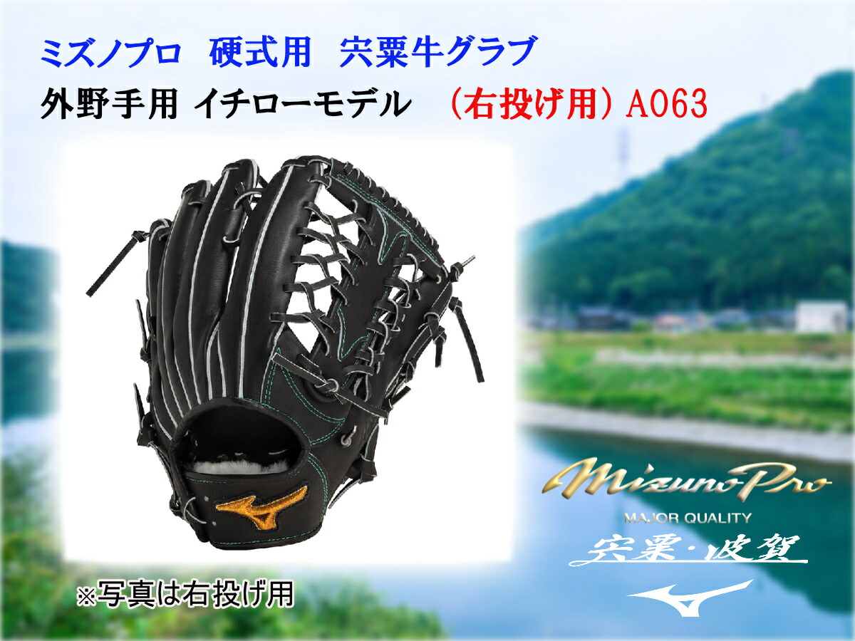 硬式用 ミズノプロ 宍粟牛グラブ 投手用 ミズノプロ 硬式用 宍粟牛グラブ 投手用 前田健太モデル(右投げ