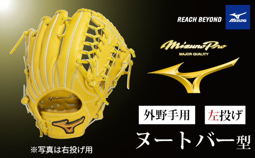 【ふるさと納税】AO66 ミズノ労働者階級 硬式用 ベイスボールグローヴ 外野手手用 ヌートバー 型（ 左投げ ） 【 ベイスボール 地球儀 グローヴ 外野手 外野手手 受注生み出すこと Mizuno Pro 美津濃 左ぎっちょ 】