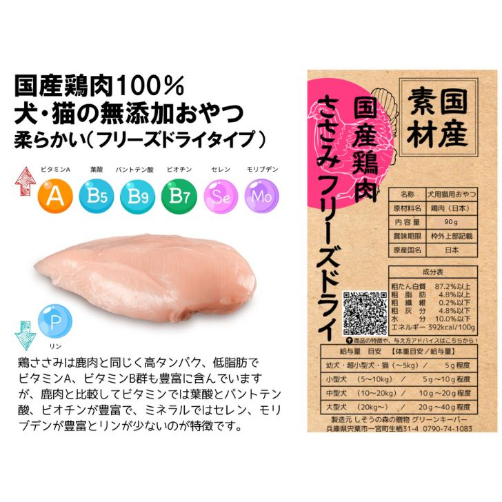 【ふるさと納税】無加えること 犬・猫の お兄ちゃん 国産 鶏肉 100%（パステル色の・すくみ上がる素っ気ない 手合い）愛玩動物 愛玩動物ボンネット キャットフード ドッグフード ささみ ササミ やわらかい手合い O24