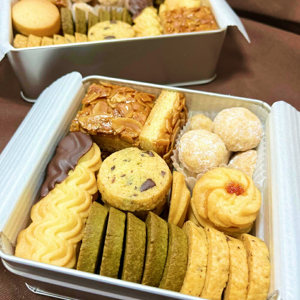 【ふるさと納税】クッキー缶 6種類の クッキー 詰め合わせ 2缶セット[ スイーツ 洋菓子 焼菓子 食べ比べ ギフト プレゼント お取り寄せ 贈り物 ]