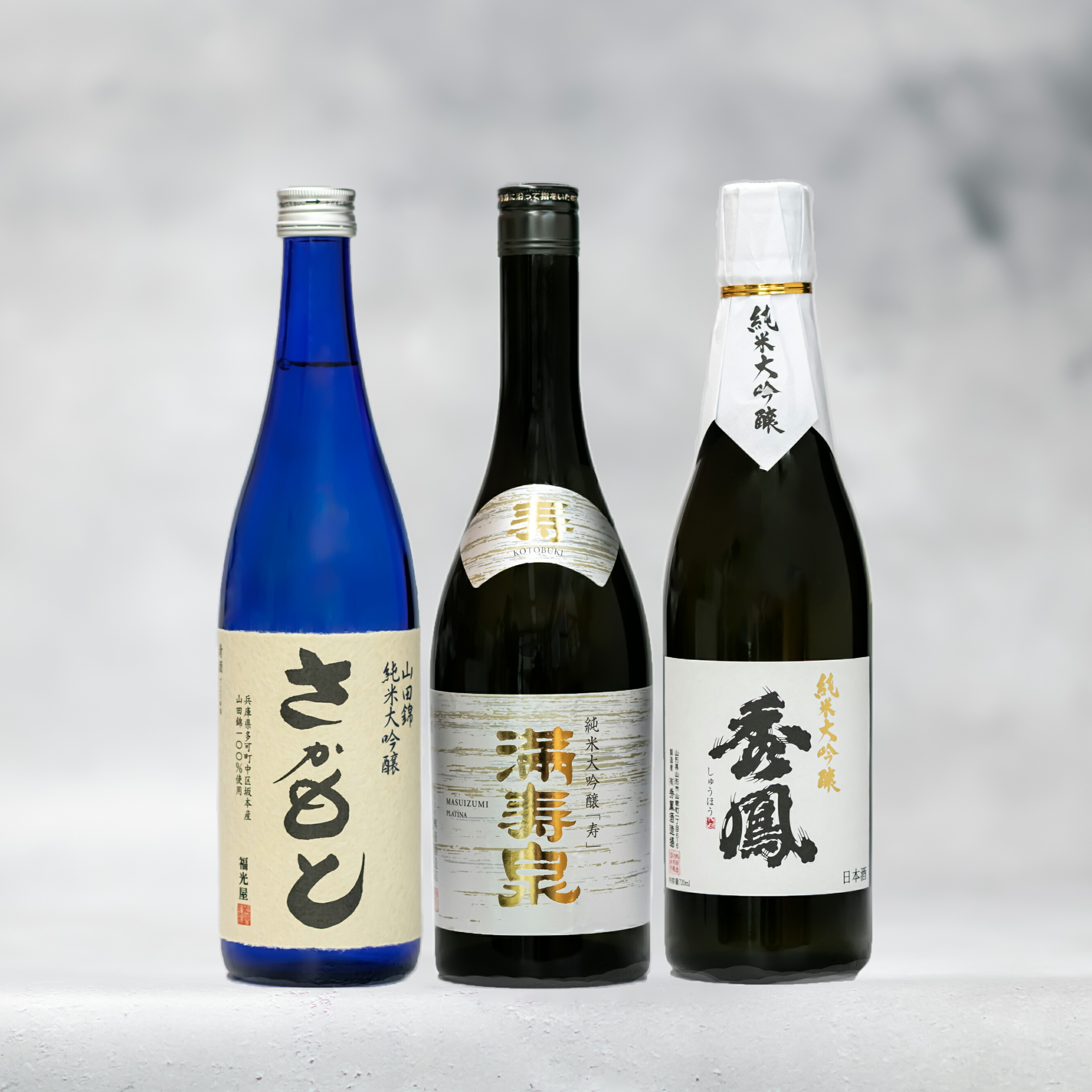【ふるさと納税】多可町セット（福光屋さかもと・満寿泉プラチナ・秀鳳山田錦）[1200] 35,100円