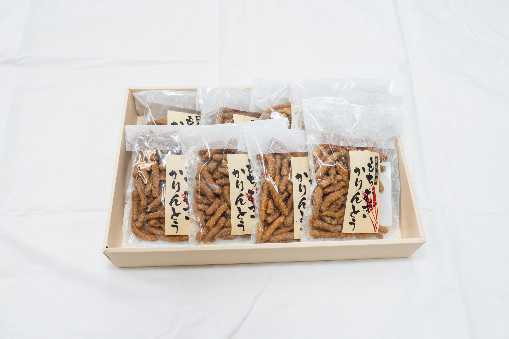 【ふるさと納税】もちむぎかりんとうセット（132g×8袋）かりんとう 贈り物 ギフト 小分け もち麦