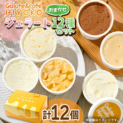 【ふるさと納税】【兵庫県神河町発】ジェラート【おまかせ】詰め合わせ　90ml×12個【配送不可地域：離島】【1671497】