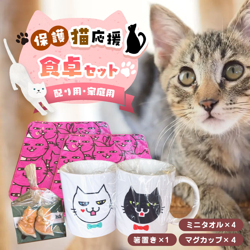 【ふるさと納税】 【配り用・身寄り用】猫のカップ4個、ミニ西洋手ぬぐい4個、にゃんこの箸置き | 猫 猫 カップ 箸置き ミニ西洋手ぬぐい 西洋手ぬぐい 兵庫県 上郡町