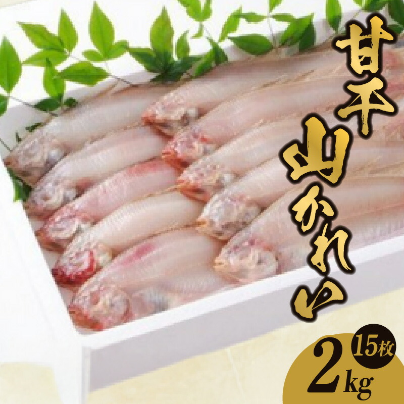 【ふるさと納税】【干物 甘干し山かれい2kg(15枚入り)冷凍】 冷凍 国産 香住産 山陰 日本海 水揚げ 旬 山かれい あっさり 唐揚げ ポン酢 伝統 技術 BBQ 干物 おつまみ 兵庫県 香美町 香住 柴山 大人気 ふるさと納税 おすすめ 返礼品 蔵平水産 17000円 08-06|兵庫県香美町
