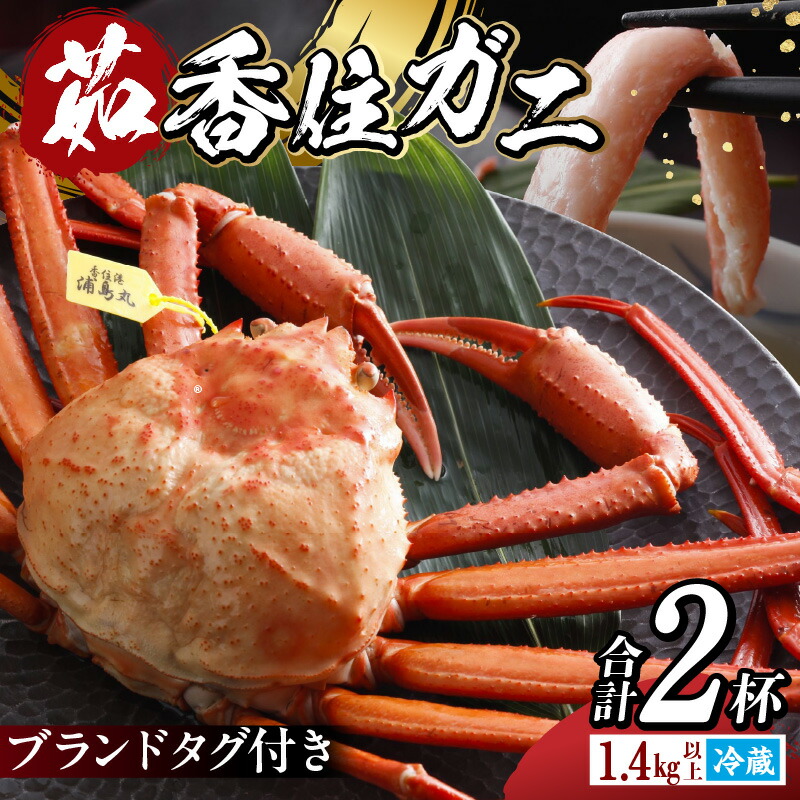 【ふるさと納税】【先行予約】カニ タグ付き 香住ガニ 700g 以上 2杯入り 浜茹で 冷蔵【R7.9月中旬以降】ボイル 蟹 かに カニ 紅ズワイガニ カニしゃぶ 蟹しゃぶ カニすき カニ鍋 かに鍋 鍋 かにみそ ゆで蟹 焼きガニ 焼き蟹 お取り寄せ グルメ 姿 国産 高級 19-13 送料無料