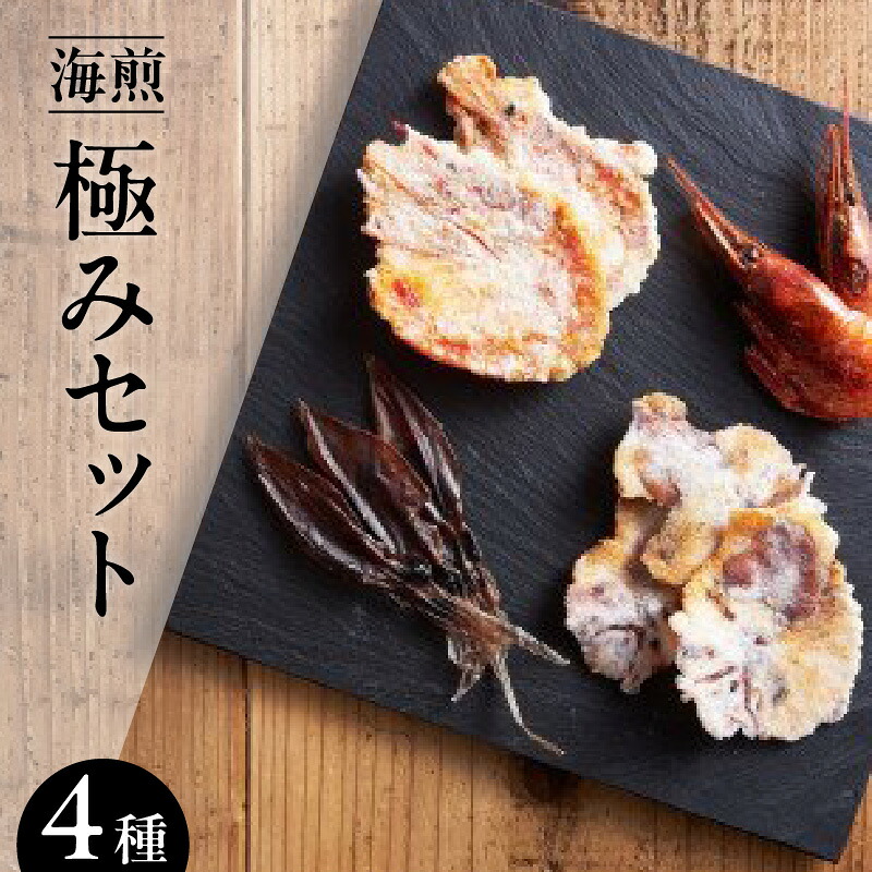 【ふるさと納税】海煎極みセット 五つ星ひょうご 4種 セット 甘えび ホタルイカ 姿 えびせんべい せんべい 煎餅 お煎餅 和菓子 海鮮煎餅 菓子折り 詰め合わせ 食べ比べ 手土産 プレゼント おつまみ ギフト お菓子 スイーツ 送料無料 45-01