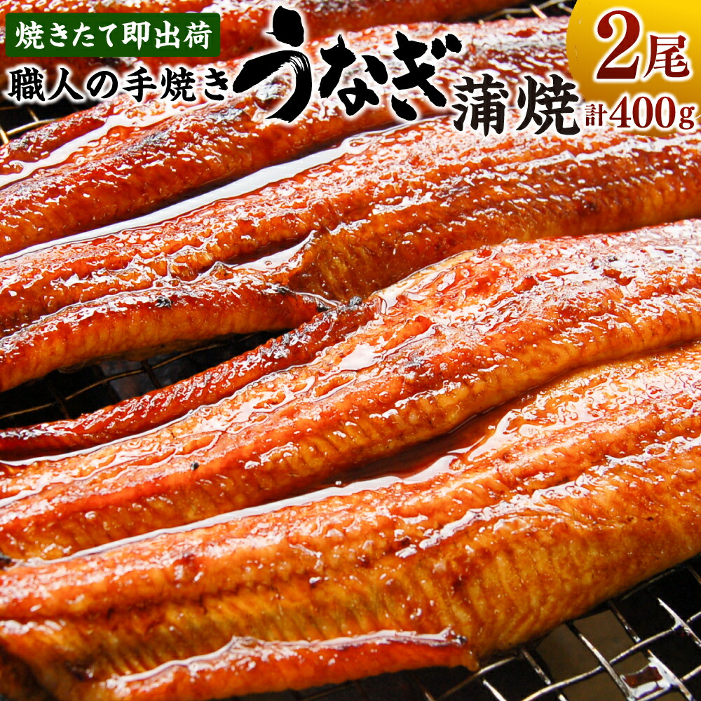 【ふるさと納税】【焼きたて即出荷】職人の手焼き 活〆うなぎ蒲焼 2尾入 国産 未冷凍 中骨・肝付 本物の肝吸いをお届け 鰻 うなぎ ウナギ 蒲焼 蒲焼き 2尾 約200g 合計400g前後 肝吸い 丑の日 土用丑の日 兵庫県 新温泉町 送料無料【2025年6月上旬-7月下旬迄発送予定】