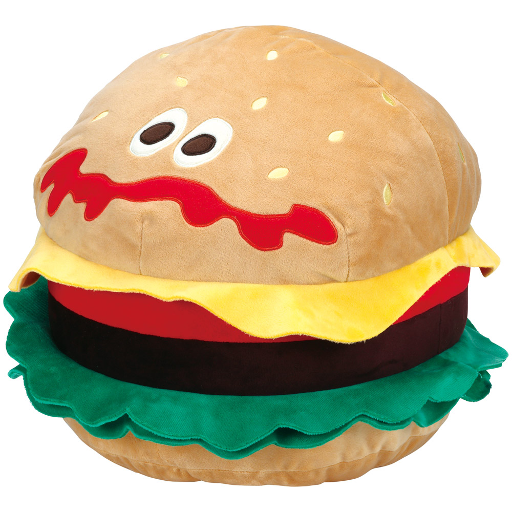 【ふるさと納税】 ぬいぐるみ 約30cm 大きい かわいい ふわふわ 子供 大人 食べ物 キャラクター スケーター skater ZNG1 バーガー バーガーコンクス BURGER CONX 男の子 女の子【こども 子ども キッズ 可愛い】 奈良県 奈良市 なら
