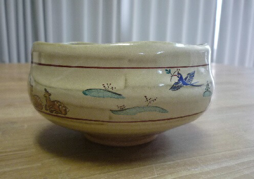 楽天市場】【茶器/茶道具 抹茶茶碗】 小茶碗/旅茶碗 赤膚焼き 奈良絵