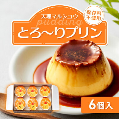 【ふるさと納税】天理マルショウ とろ~りプリン 6個入【配送不可地域:離島】【1678705】|奈良県天理市