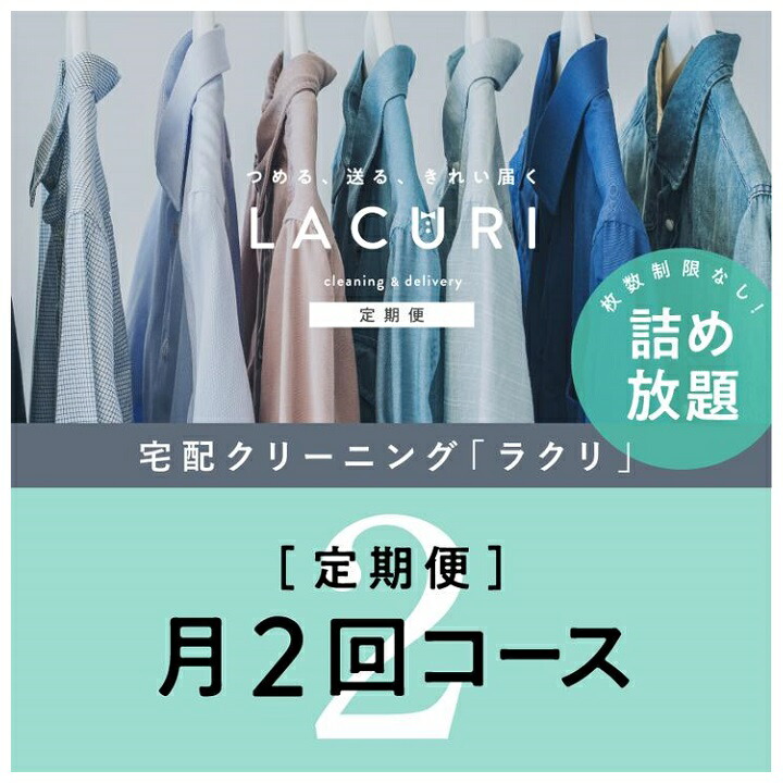 【ふるさと納税】クリーニング《詰め放題》月2回コース　１年分(24回利用)｜奈良県桜井市