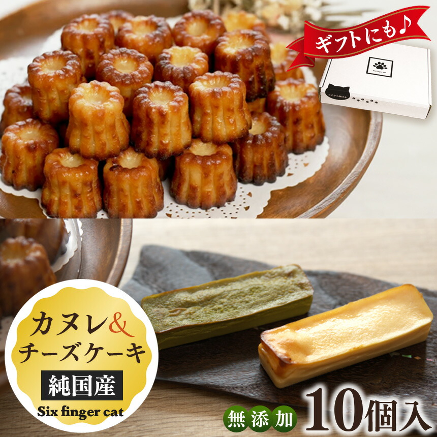 【ふるさと納税】【セット】お口にやさしいチーズケーキと一口カヌレの詰め合わせ | お菓子 おかし オカシ チーズケーキ カヌレ 無添加 国産 奈良 五條市|奈良県五條市