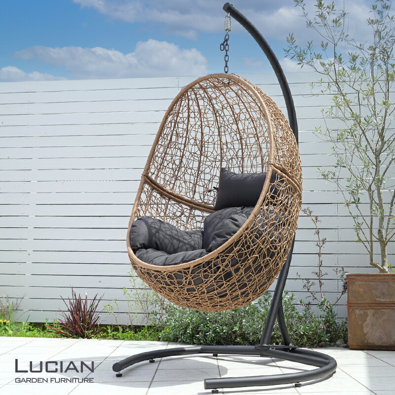 楽天市場】【ふるさと納税】ハンギングチェア エッグ型 クッション付き