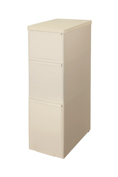 ふるさと納税 雑貨・日用品 奈良県 葛城市 耐熱木天板ストッカー ワイド MＳ−１１１DＬWT ベージュ ／ ライクイット 収納 メラミン加工 抜け落ち防止 奈良県 … ふるさと納税耐熱木天板ストッカー スリム ＴＳ