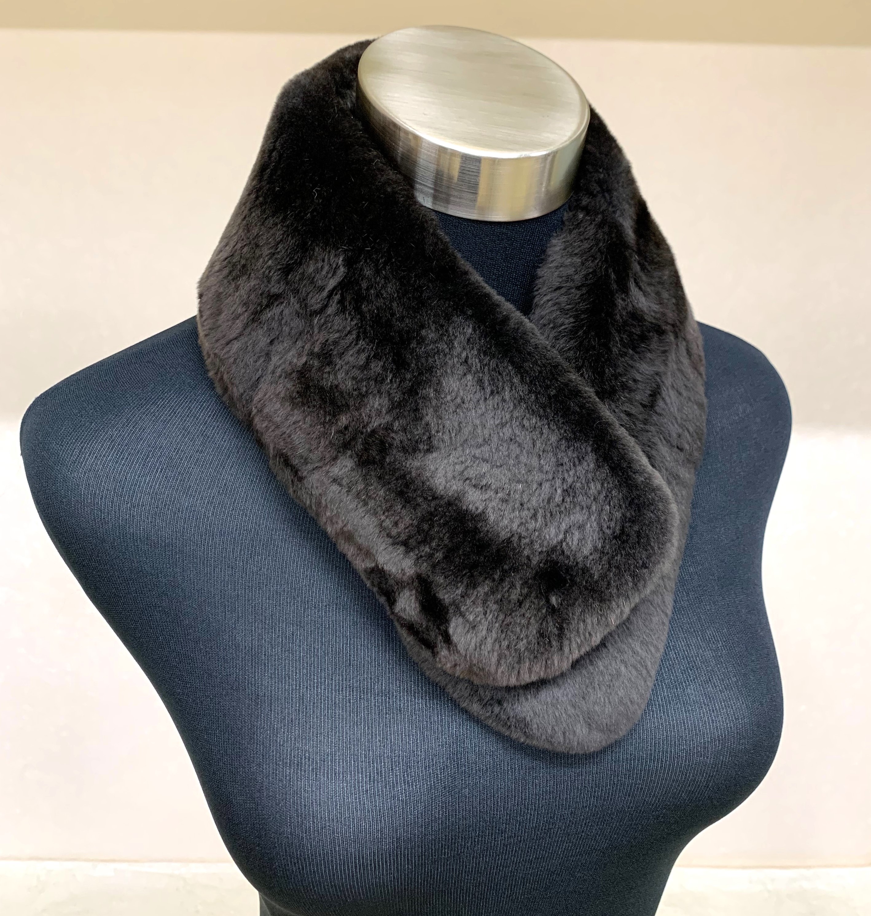 【新品 ファーカフス アームウォーマー】ブラックミンク【ナチュラル】 ファーカフス アームウォーマー】ブラックミンク【ナチュラル