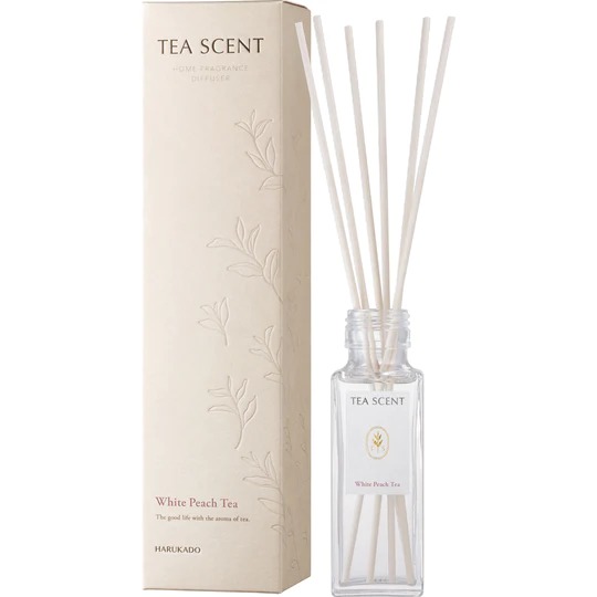 【ふるさと納税】 ティーセント リードディフューザー ホワイトピーチティー の 香り 晴香堂 HARUKADO TEA SCENT ルームフレグランス 芳香剤 インテリア アロマ 香り リビング 玄関 ベッドルーム プレゼント ギフト|奈良県三宅町