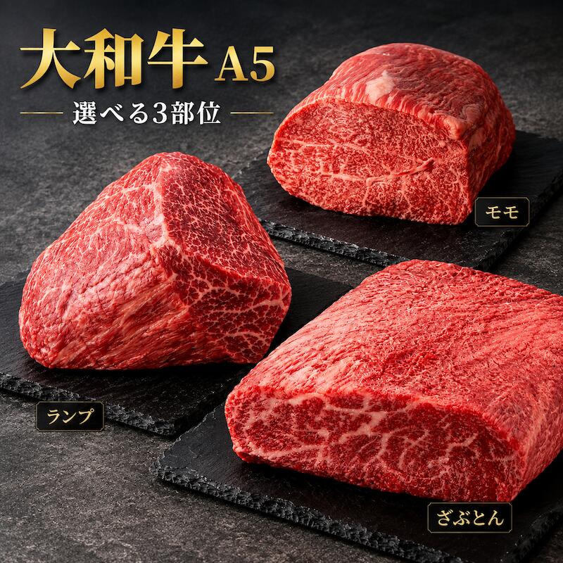 【ふるさと納税】大和牛 ブロック 300g 選べる部位 モモ ランプ ざぶとん ローストビーフ用 牛肉 冷蔵 冷蔵 国産 牛肉 和牛 焼肉 焼き肉 A5 高級肉 ローストビーフ チルド 送料無料 ランキング おすすめ 人気 厳選 ギフト|奈良県河合町