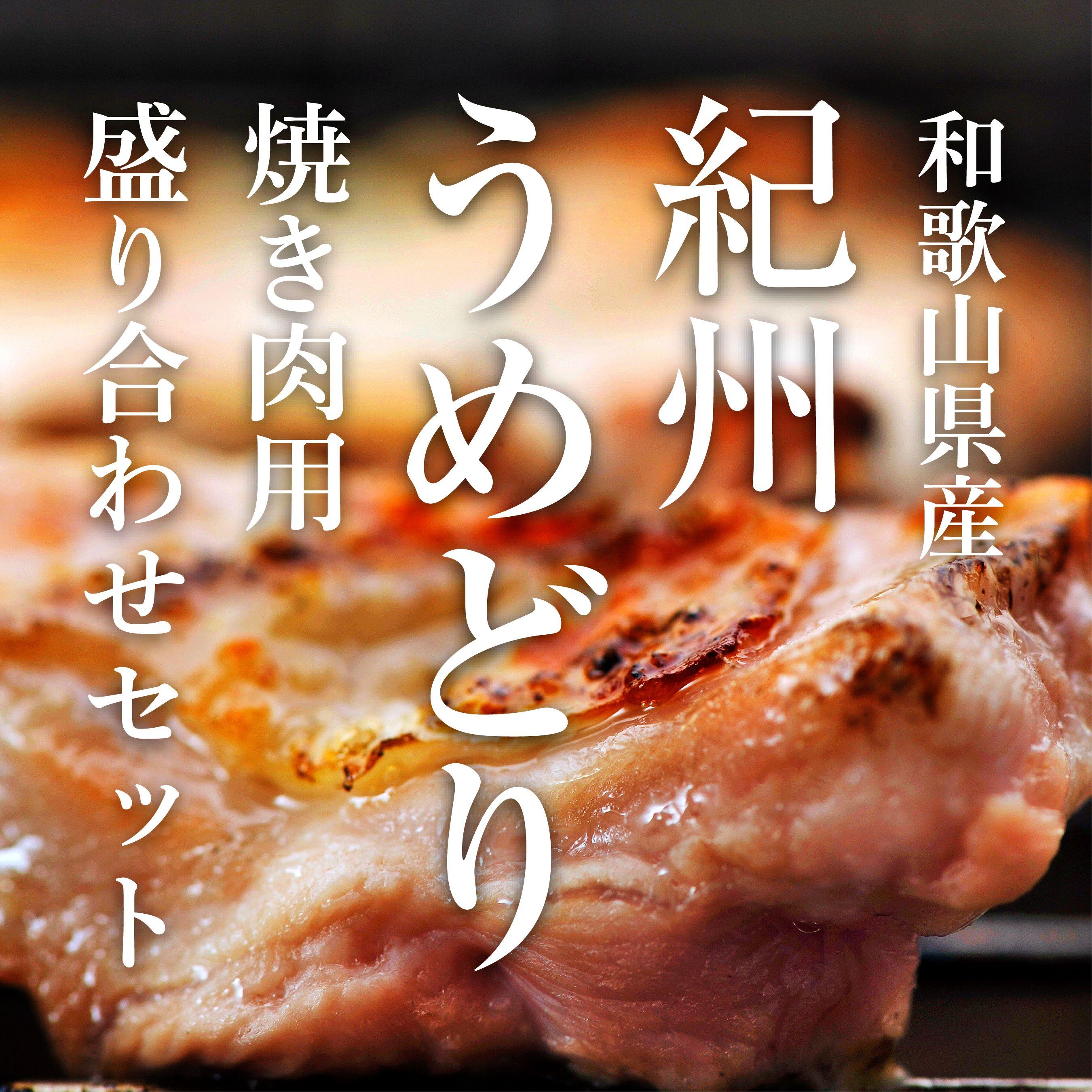 【ふるさと納税】紀州うめどり 焼き肉用 鶏肉盛り合わせセット【BBQなら！】 | 肉 お肉 にく 鶏肉 食品 和歌山県産 人気 おすすめ 送料無料