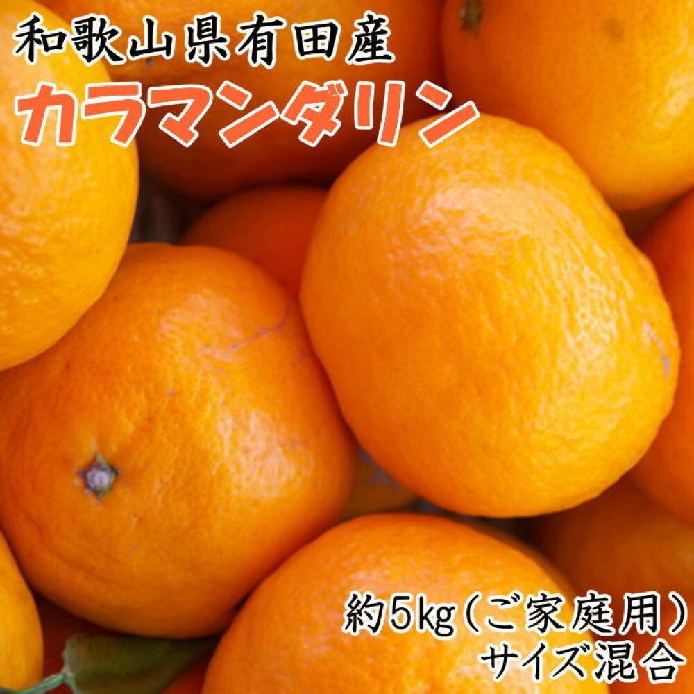 【ふるさと納税】【2026年4月より順次発送】 和歌山有田産カラマンダリン約5kg サイズ混合 ご家庭用 【春みかん】先行予約  ［TM208］ | 柑橘 カラマンダリン オレンジ フルーツ 果物 くだもの 食品 人気 おすすめ 送料無料