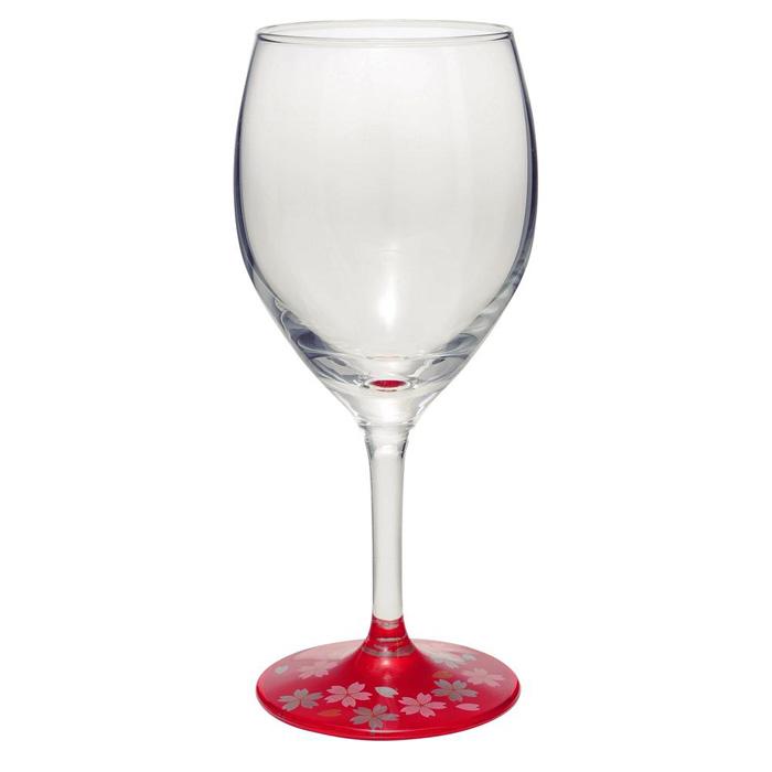 【ふるさと納税】ぬりもん de Verre ぶどう酒水飲み 蒔絵 桜 赤