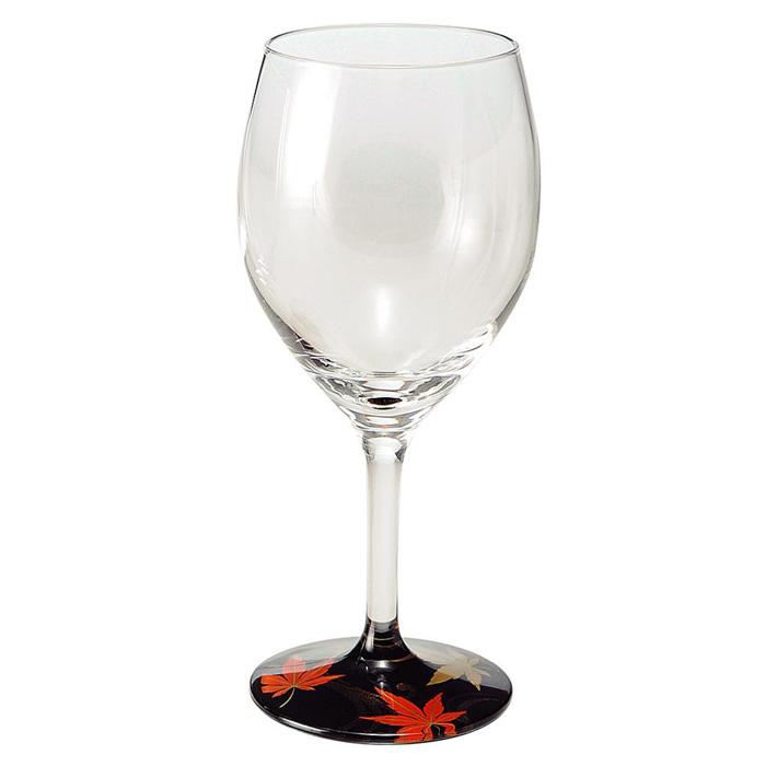 【ふるさと納税】ぬりもん de Verre ぶどう酒水飲み 蒔絵 槭樹 黒