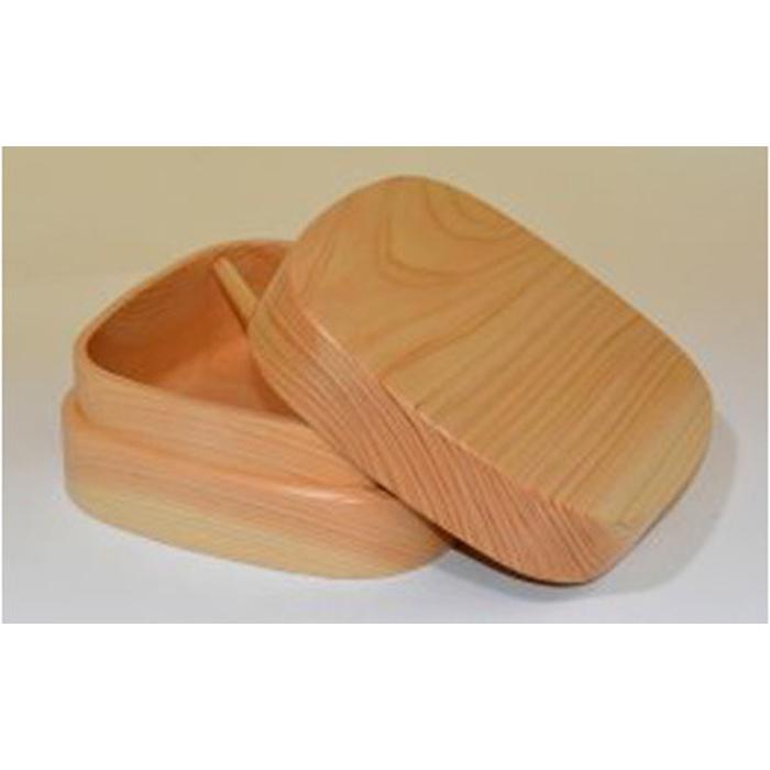 飛騨春慶塗　半月型　木製漆器　弁当箱　5個セット 天然木製漆塗 春慶塗 半月弁当箱 - 生活骨董と古布のアンティーク