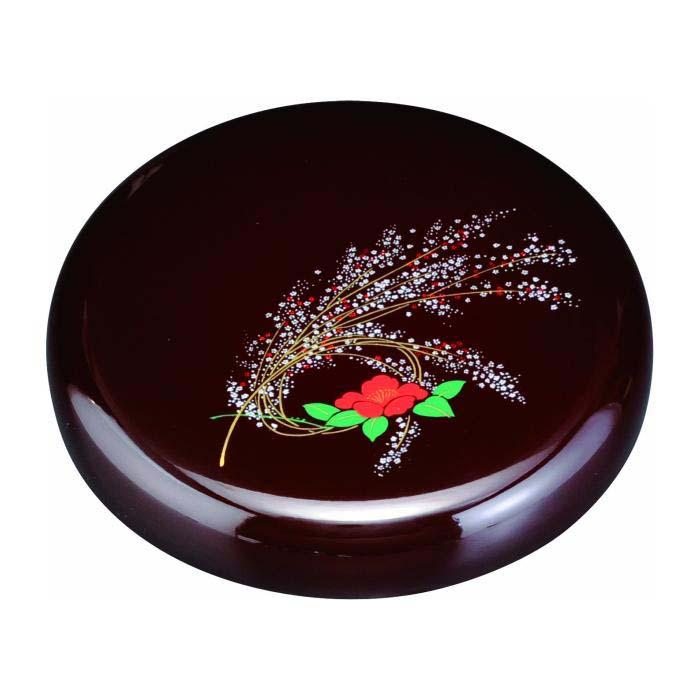 【ふるさと納税】6.0寸 菓子器 溜 雪小町【YG95】