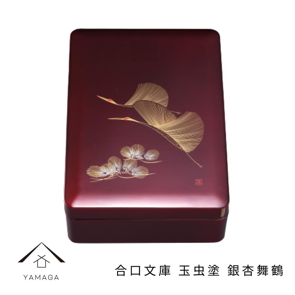 【ふるさと納税】合口文庫 玉虫塗 銀杏舞鶴 33cm【YG295】 | クラフト 工芸品 民芸 人気 おすすめ 送料無料