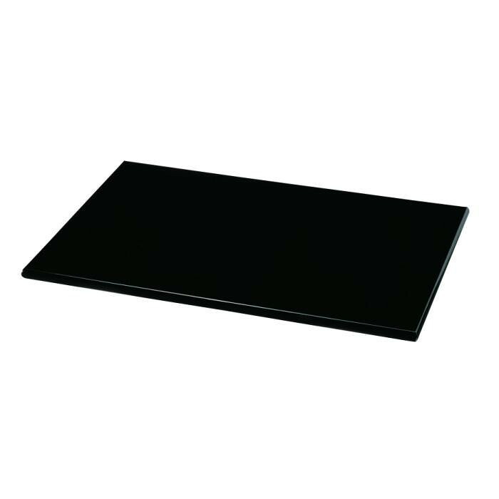 【ふるさと納税】11.0寸 長角 黒 一枚板 ［YG503］ | 芸術品 日設備 勝手もと 一枚板 貨物輸送無料 おすすめ 一般受け