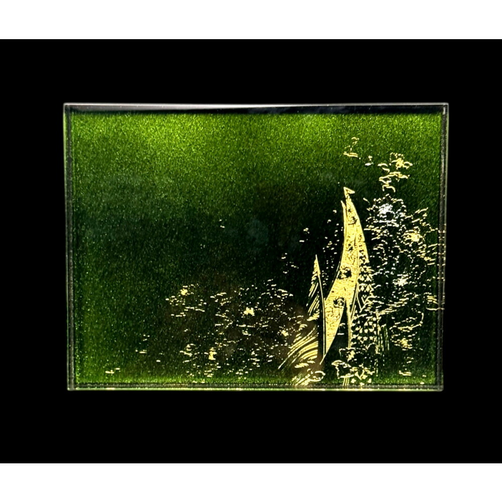 【ふるさと納税】すしサボ 上り勾配クジャク 梨地緑であること ［NF287］ | 食器 寄りあい 塗師細工 芸術品 手工芸品 民芸 一般受け おすすめ 貨物輸送無料 差し上げ物 差し上げ物 差し上げ物