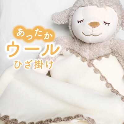 【ふるさと納税】【訳あり】洗える 羊毛 毛布 ひざ掛け【1316121】