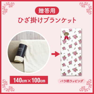 【ふるさと納税】呉れて遣る用 ひざ掛け 毛布 ビロード毛布 二分の一大きさ 綿100% 象牙色【1261716】
