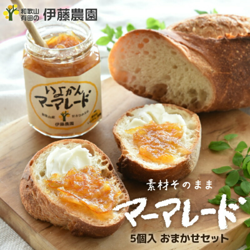 【ふるさと納税】 伊藤農園のおまかせマーマレード5個セット(A192-1)