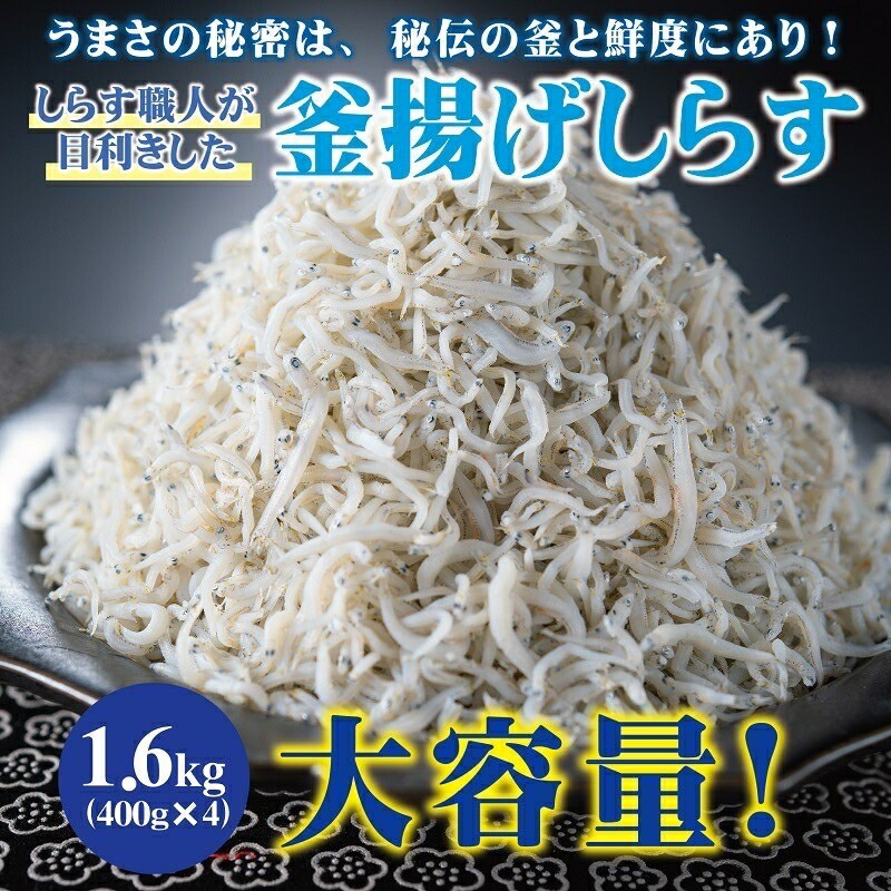 市場 ふるさと納税 大容量 しらす職人が目利きした