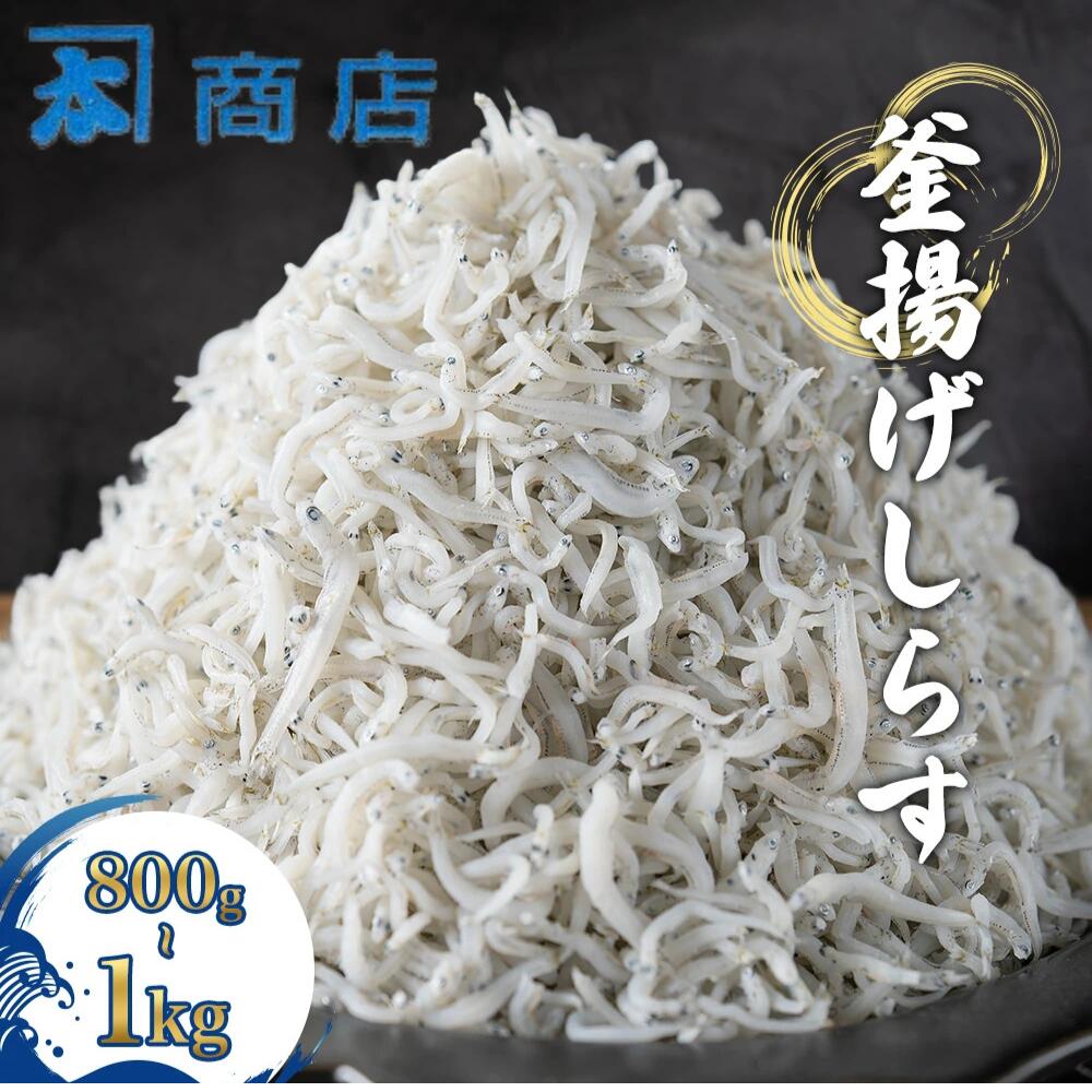 【ふるさと納税】 釜揚げしらす 800g～1kg 選べる 小分け 送料無料 新鮮ふっくら 有田産 魚介 冷凍便直送 ご飯のお供 おつまみ 海鮮丼 人気返礼品 人気 和歌山県有田市