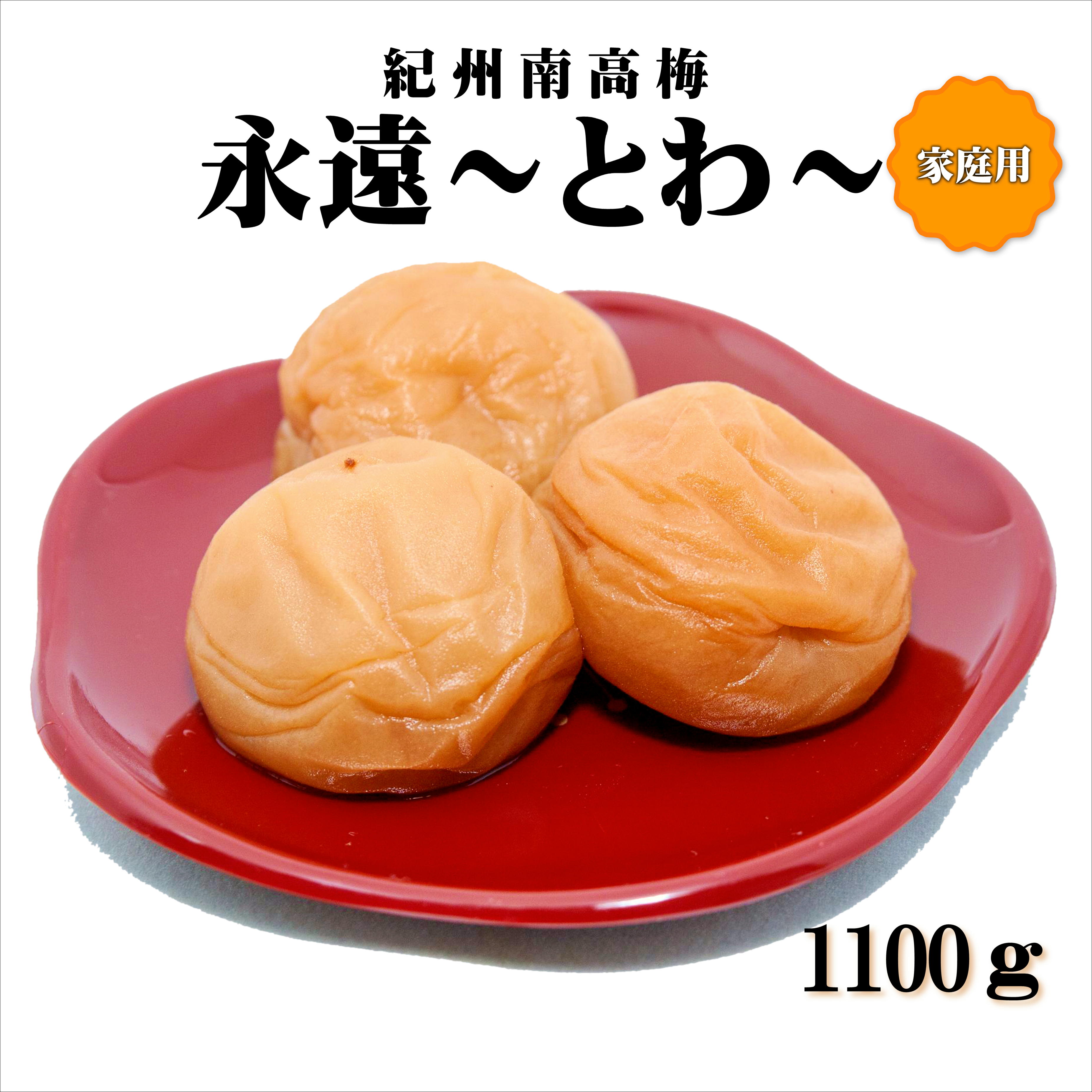 【ふるさと納税】紀州南高梅 永遠~とわ~ 1100g 家庭用(B級、C級)|和歌山県御坊市
