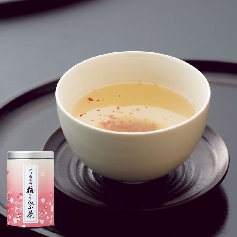 【ふるさと納税】梅こんぶ茶85g 【容量選べる】/ 紀州南高梅 梅 乾燥梅 昆布 お茶 クエン酸 缶 和歌山 田辺市