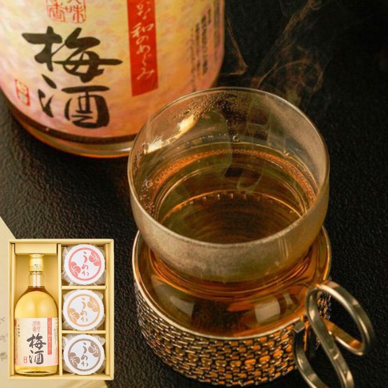 【ふるさと納税】梅酒と梅干のセット【梅酒(13度以上14度未満)720ml・うすじお味梅・はちみつ梅・かつお梅(各135g)】 / 紀州南高梅 本格梅酒 アルコール うす塩 詰め合わせ 贈答品 和歌山 田辺市|和歌山県田辺市