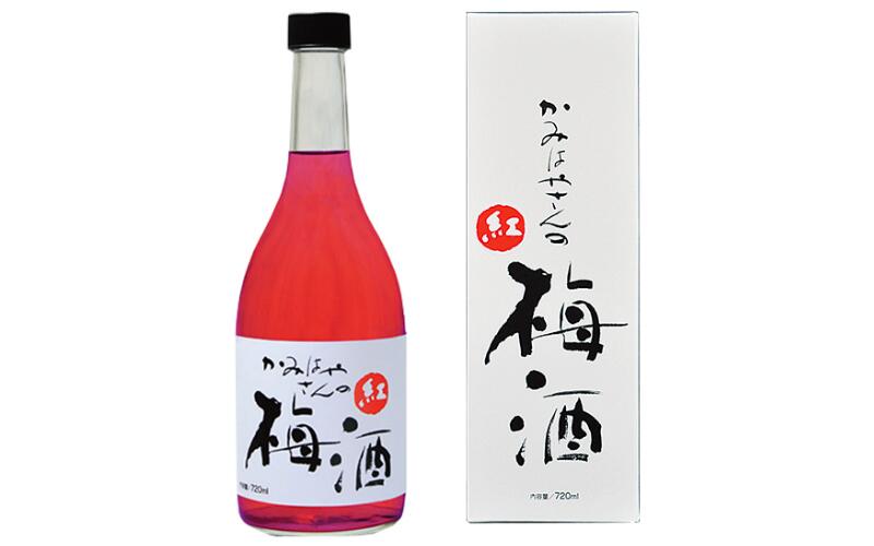【ふるさと納税】 かみはやさんの梅酒＜紅＞720ml （アルコール度数11％）【 選べる内容量 1本～4本 】 / 梅 うめ 梅酒 酒 紀州南高梅 南高梅 和歌山 完熟梅 本格梅酒 ギフト プレゼント お土産 手土産 贈答 お歳暮 リキュール ギフト 贈答 お歳暮 お歳暮プレゼント贈り物