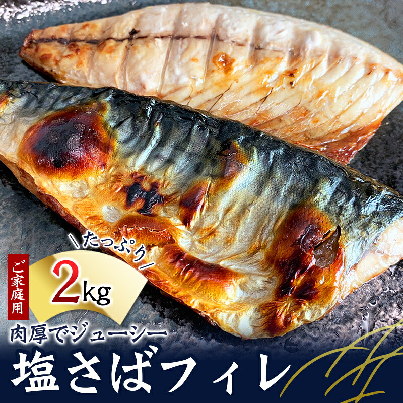 【ふるさと納税】 【全3回】大容量！ ご家庭用 塩さばフィレの定期便 / さば サバ 鯖 フィレ 切り身 切身 魚 海鮮 焼き魚 おかず 定期便｜和歌山県新宮市