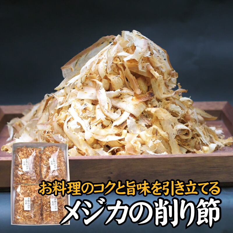 ふるさと納税 毎日削りたて 100g 4袋セット メジカの削り節