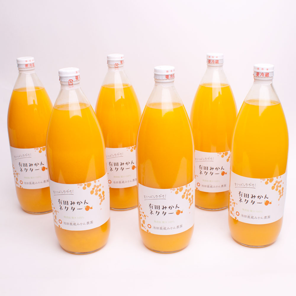 【ふるさと納税】 とろり みかんネクター 720ml×6本【 無添加 100% ストレートジュース 】【有田みかんジュース】