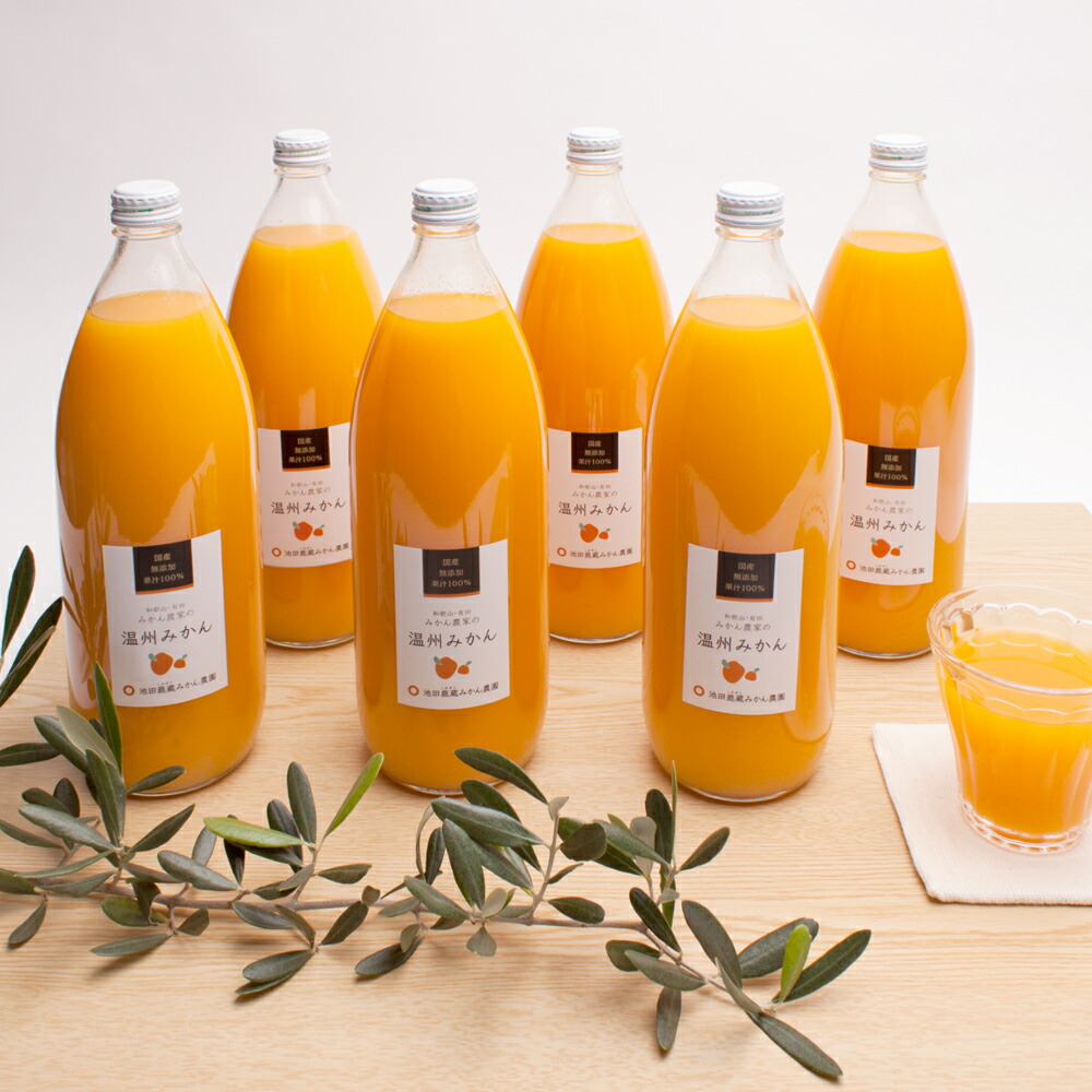 【ふるさと納税】 無添加・有田みかん100%ストレートジュース720ml×6本