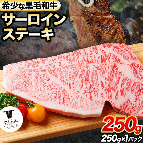 【ふるさと納税】熊野牛 紀の川天空和牛 サーロインステーキ約250g(約250g × 1枚) 有限会社松牛《30日以内に出荷予定(土日祝除く)》サーロインステーキ 黒毛和牛 牛 牛肉 牛肉ステーキ ステーキ 和歌山県 紀の川市 14,000円