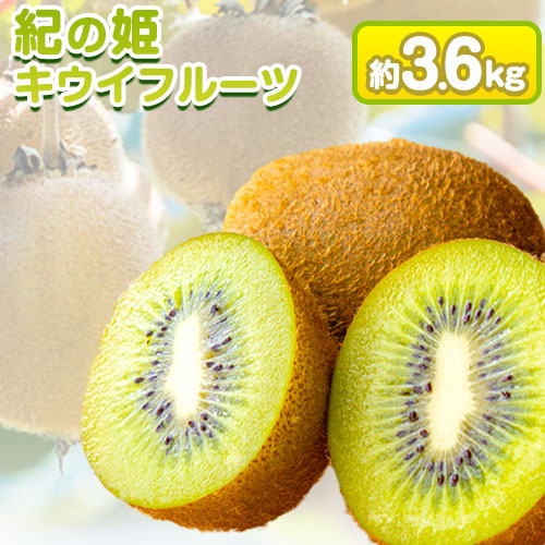【ふるさと納税】【先行予約】紀の姫キウイフルーツ 約3.6kg (20-27玉入)  JAわかやま 紀の里地域本部 《2026年1月上旬-2月末頃出荷》 和歌山県 紀の川市