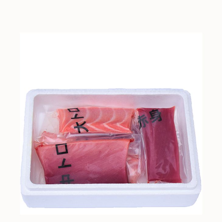 【ふるさと納税】プレミア和歌山認証品和歌山県串本産本マグロ(養殖)トロ&赤身セット240g